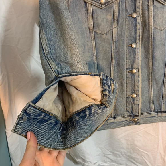 Wilfred Free Denim Sherpa Jacket - Picture 6 of 13